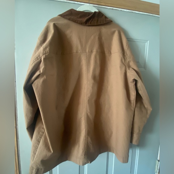 Old Navy Tan Chore Jacket with Corduroy Collar. Women’s XL. Lightly Worn. - Picture 2 of 9